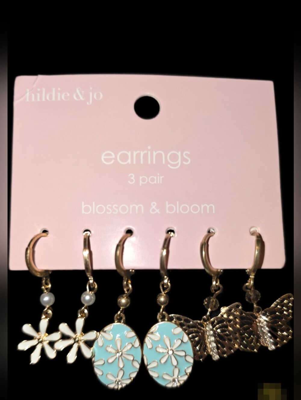 3 Pairs Hoop Earring Set